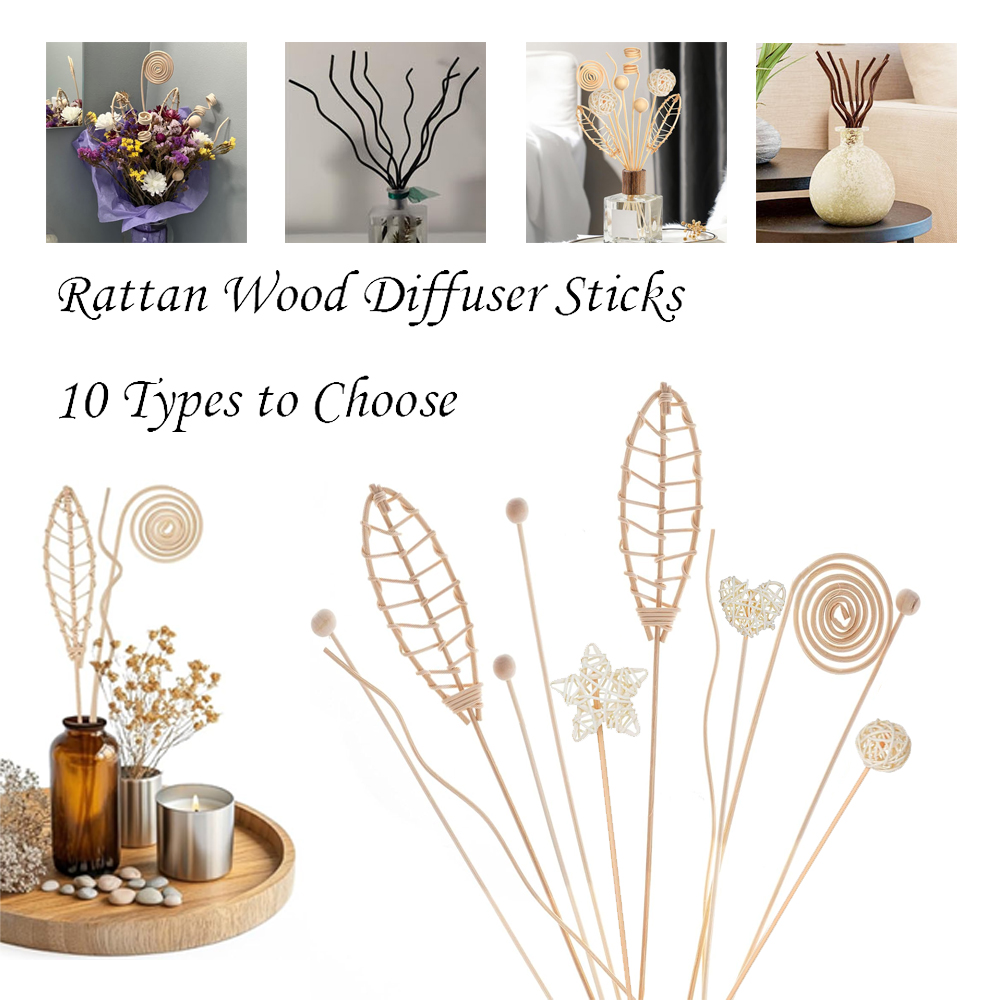 Home Fragrance Diffuser Refills - Bâtons de diffuseur de roseaux en