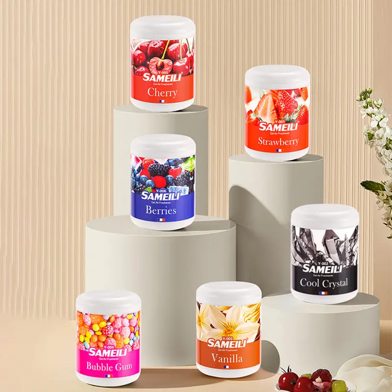 Gel Air Freshener - Porte-gobelet décoratif de luxe pour voiture,