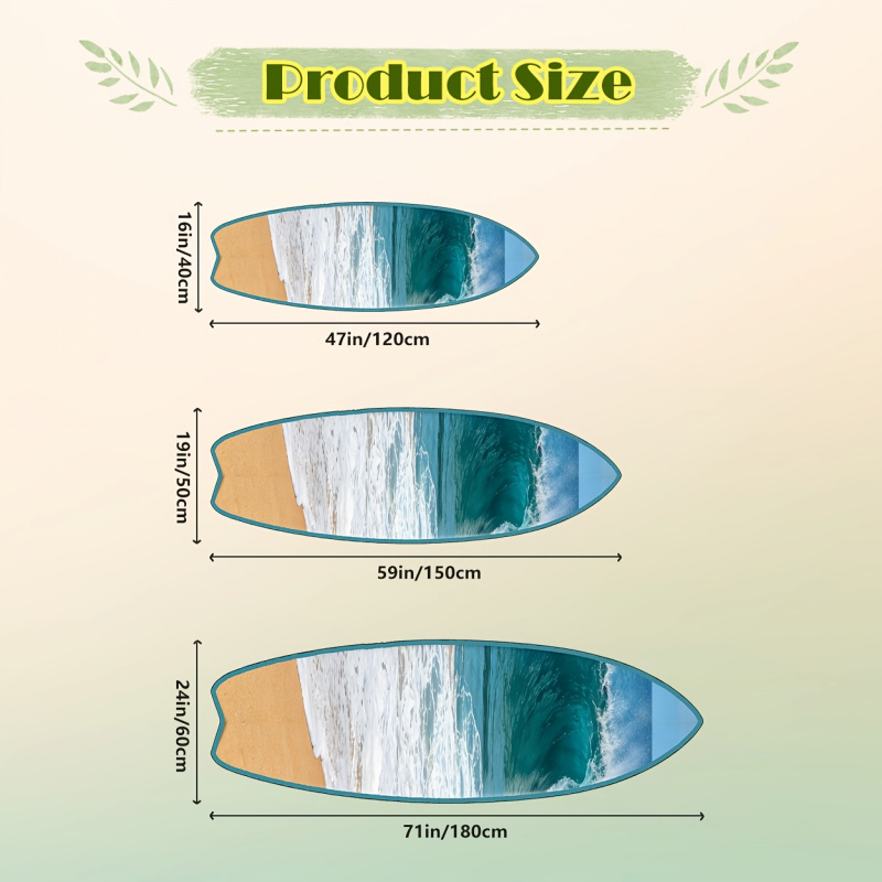 Home Fragrance Ocean Breeze - Tapis en forme de planche de