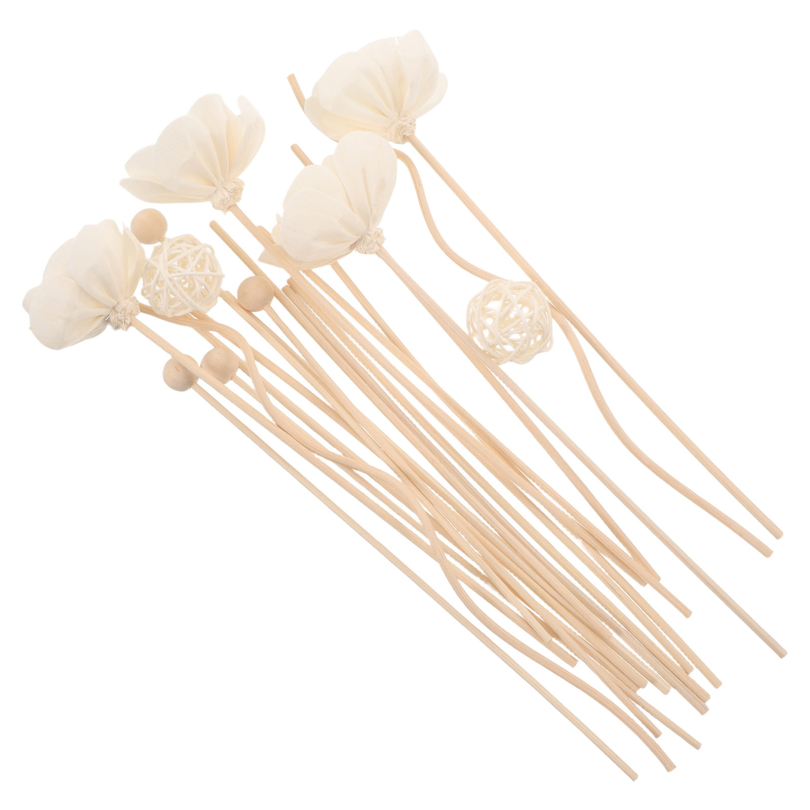 Home Fragrance Jasmine Diffuser - Ensemble de 22 bâtonnets diffuseurs de