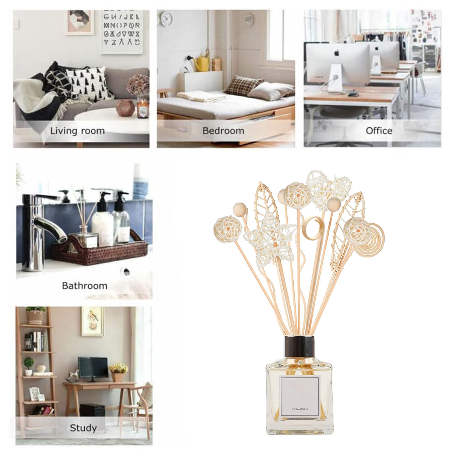Bâtons de diffuseur de roseaux - Home Fragrance Diffuser Refills avis et prix