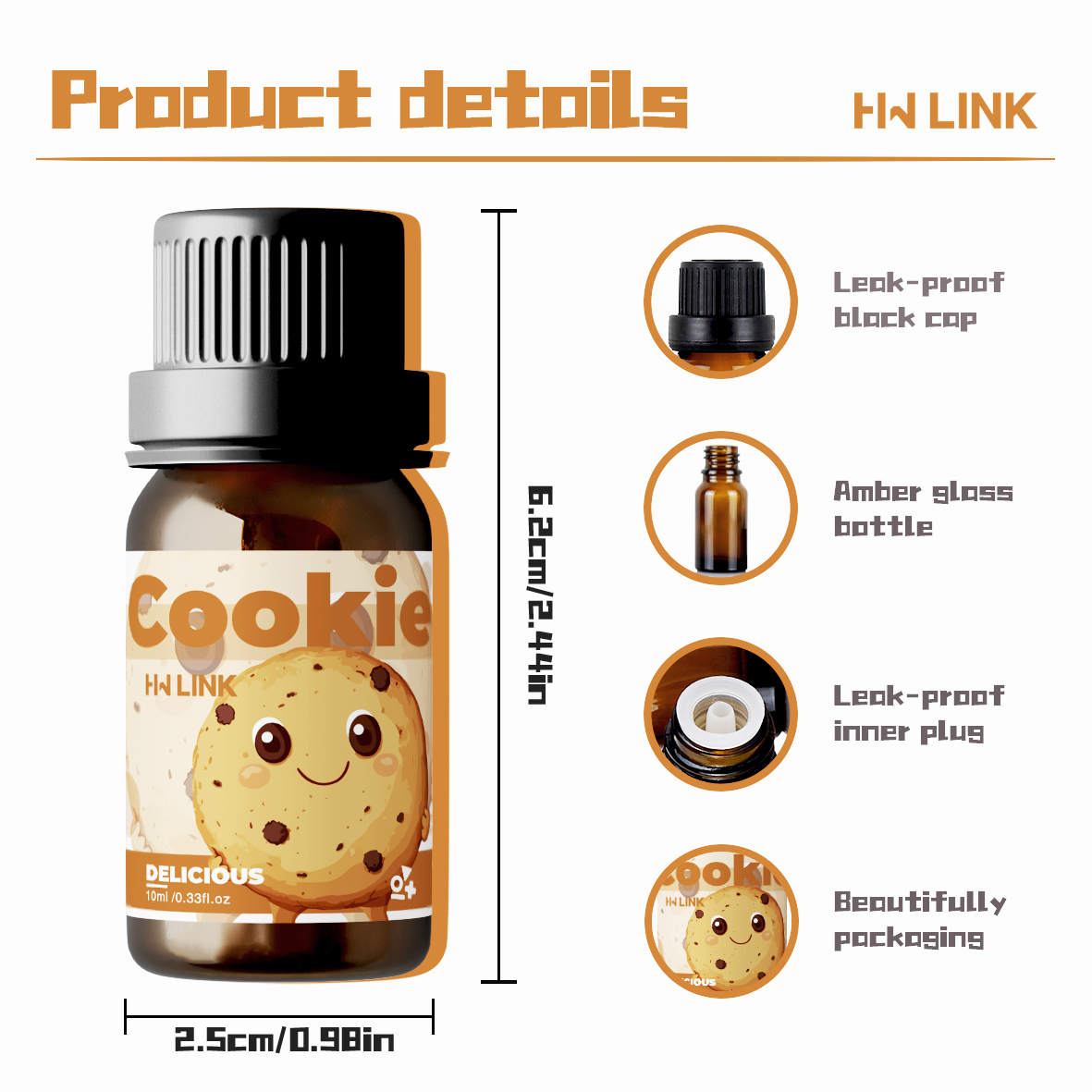 Huiles essentielles Cookie 10  - Home Fragrance Oils avis et prix