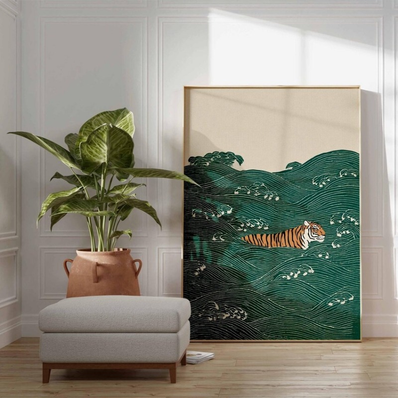 Affiche vintage japonaise de t - Home Fragrance Ocean Breeze avis et prix