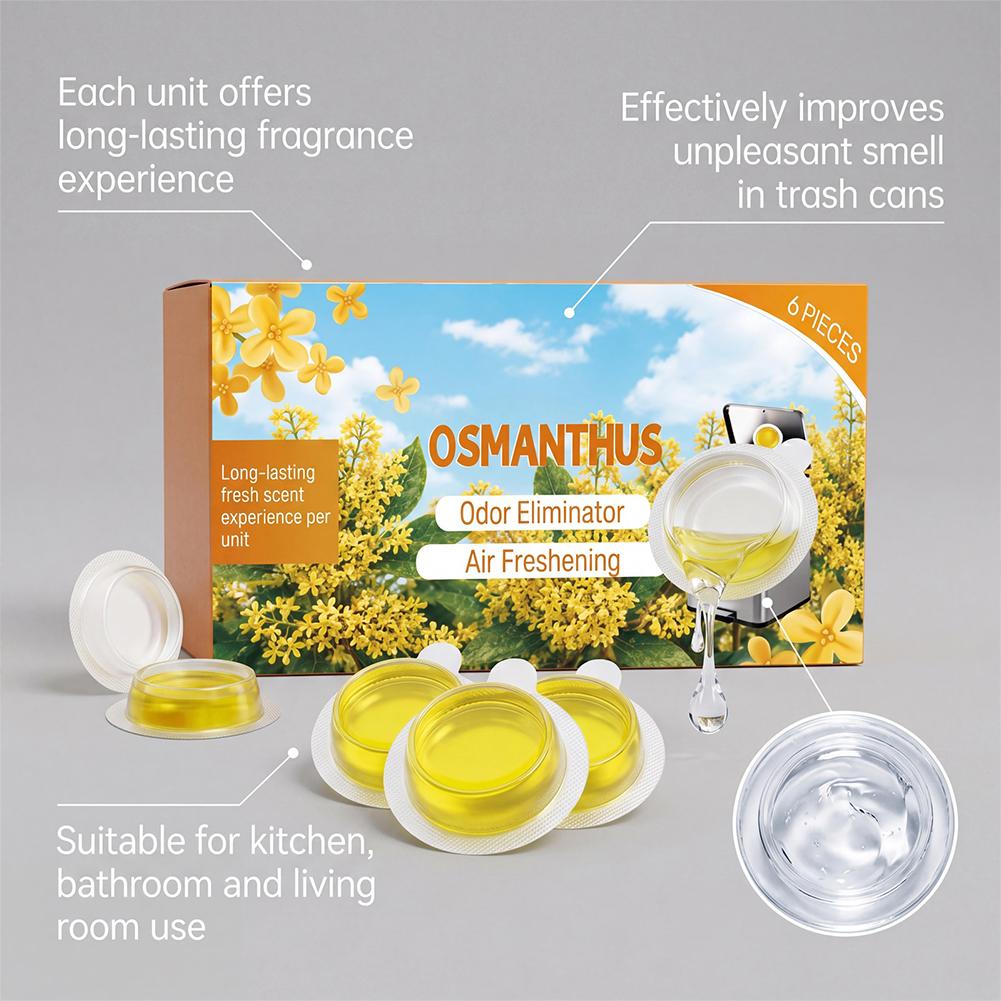 Lot de 6 désodorisants pour po - Gel Air Freshener avis et prix